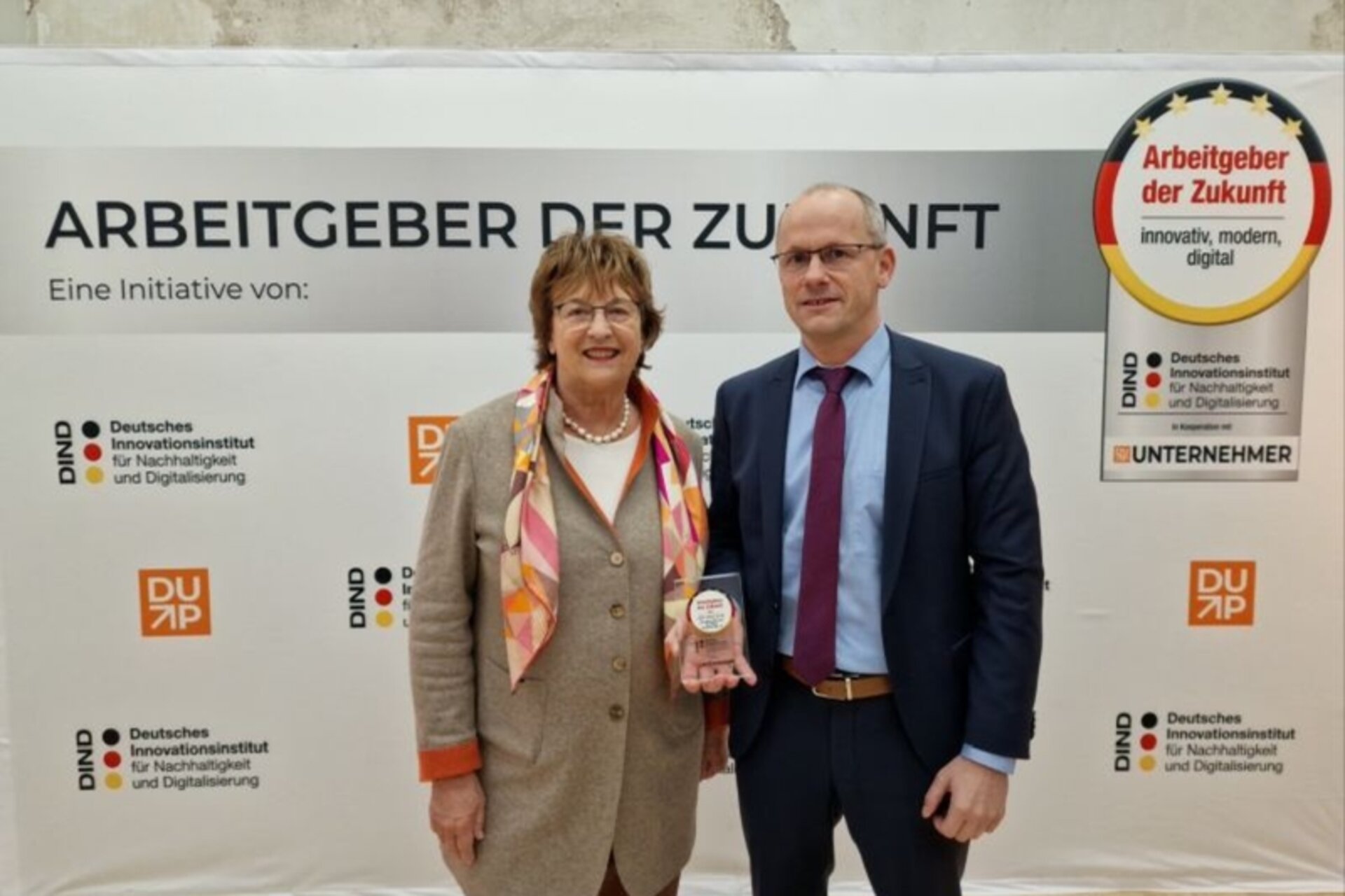 Brigitte Zypries und Adrian Weiß